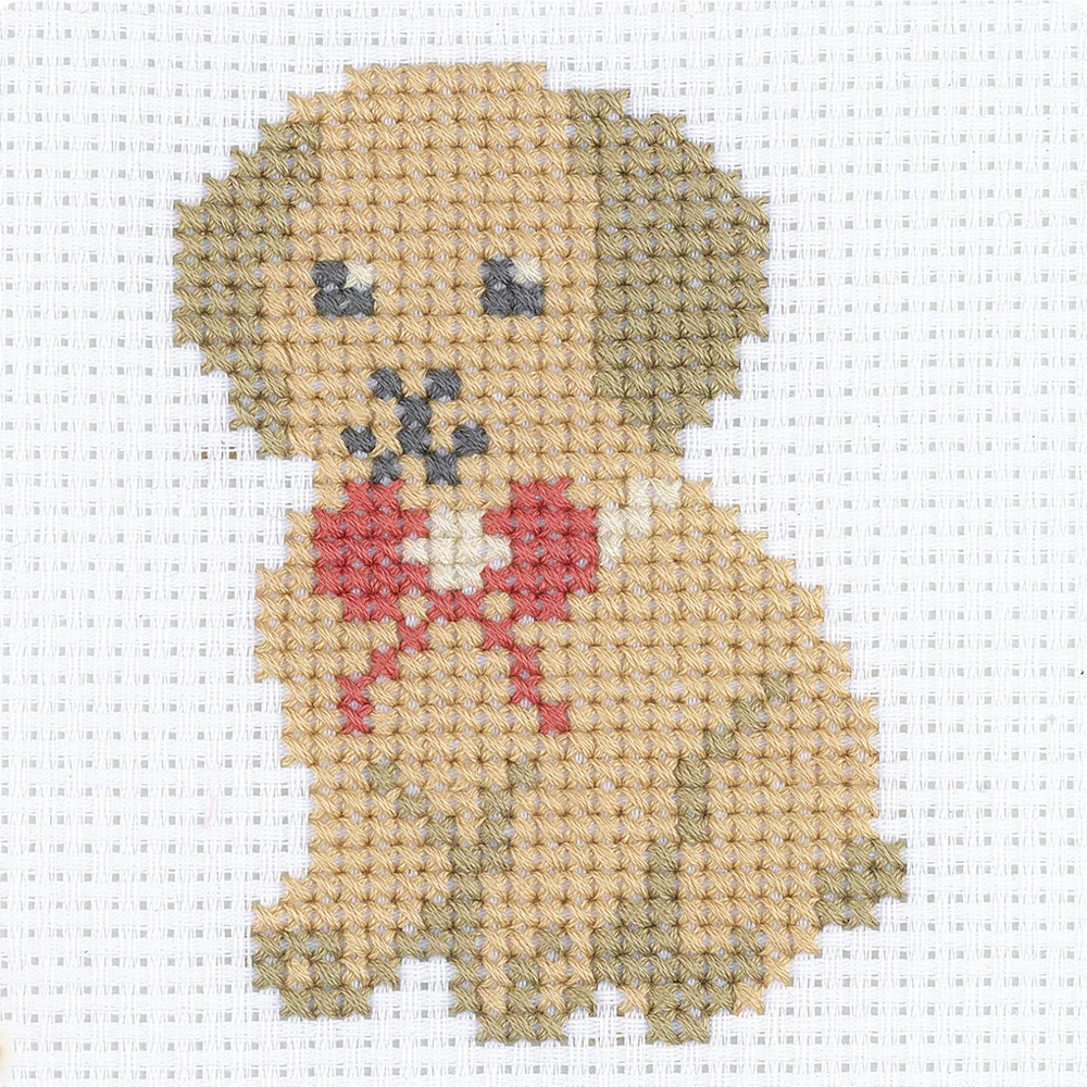 Hello Crafts Cross Stitch Kit Puppy - HC552 - Image 2