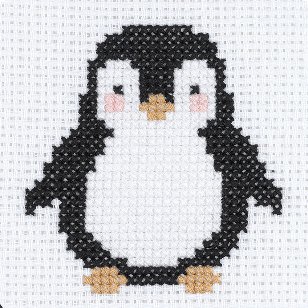 Hello Crafts Neşeli Penguen Kanaviçe Seti - HC551 - Image 2