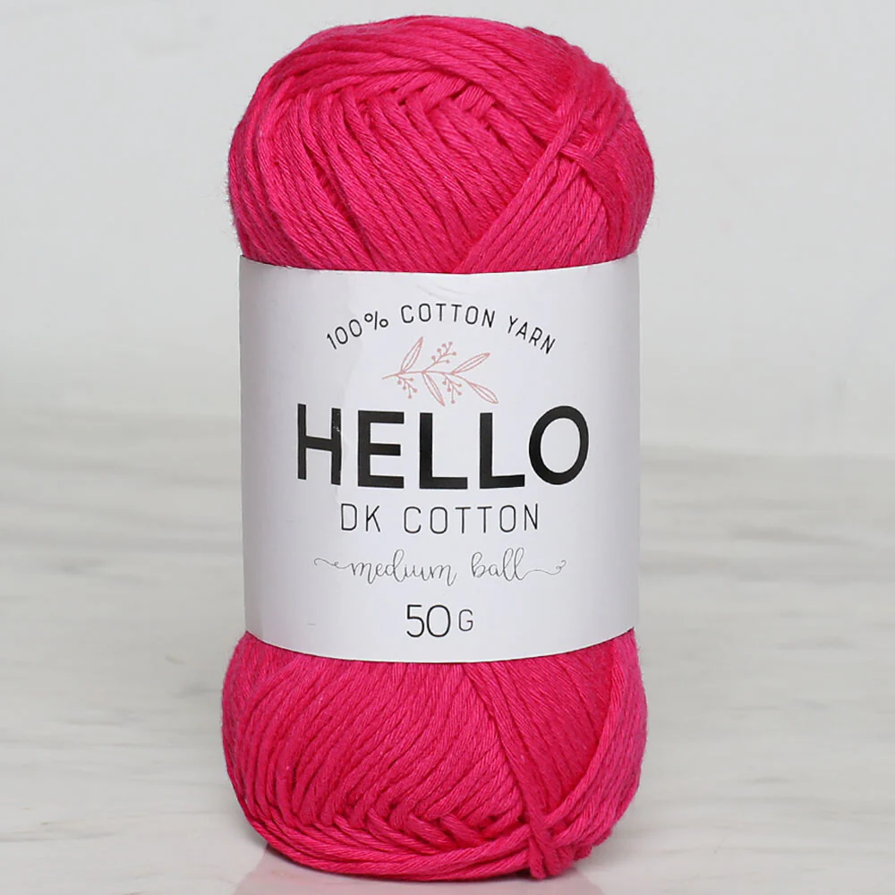 Hello Knitting Yarn, Fuchsia - 105
