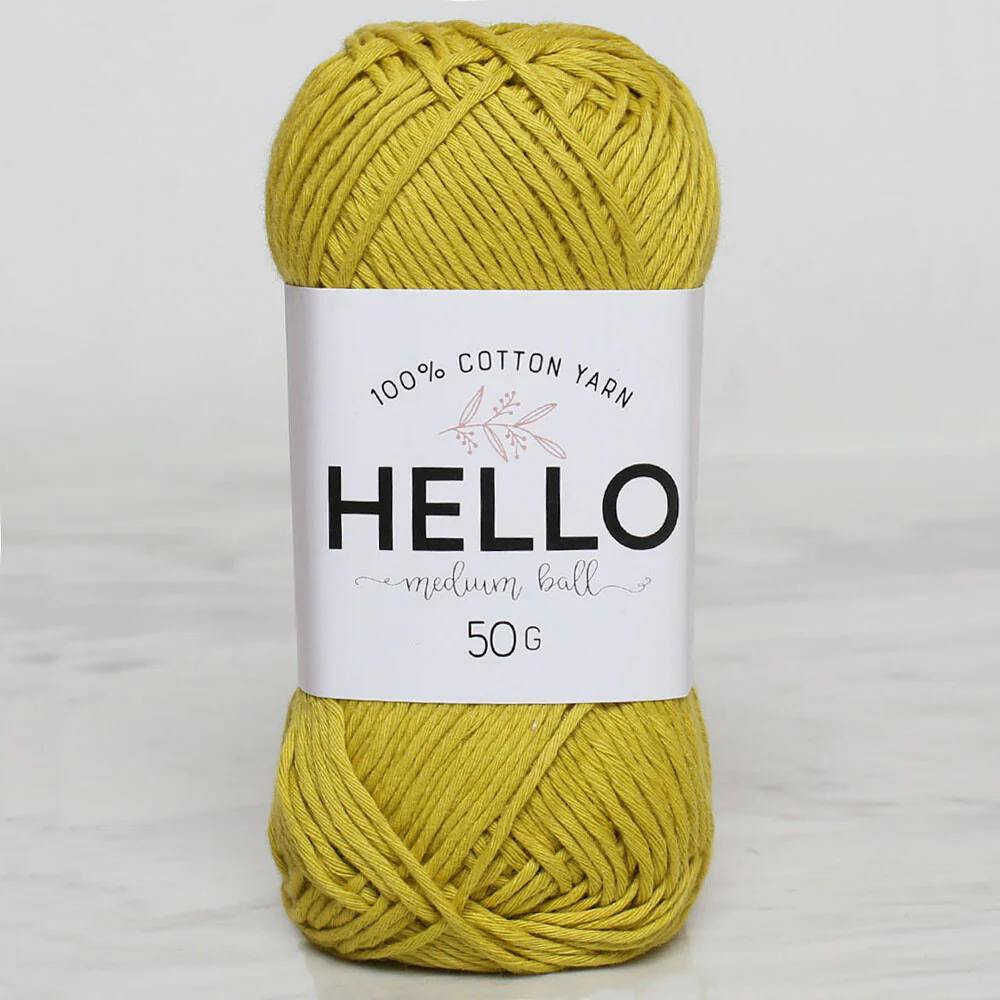 Hello Knitting Yarn, Green - 169