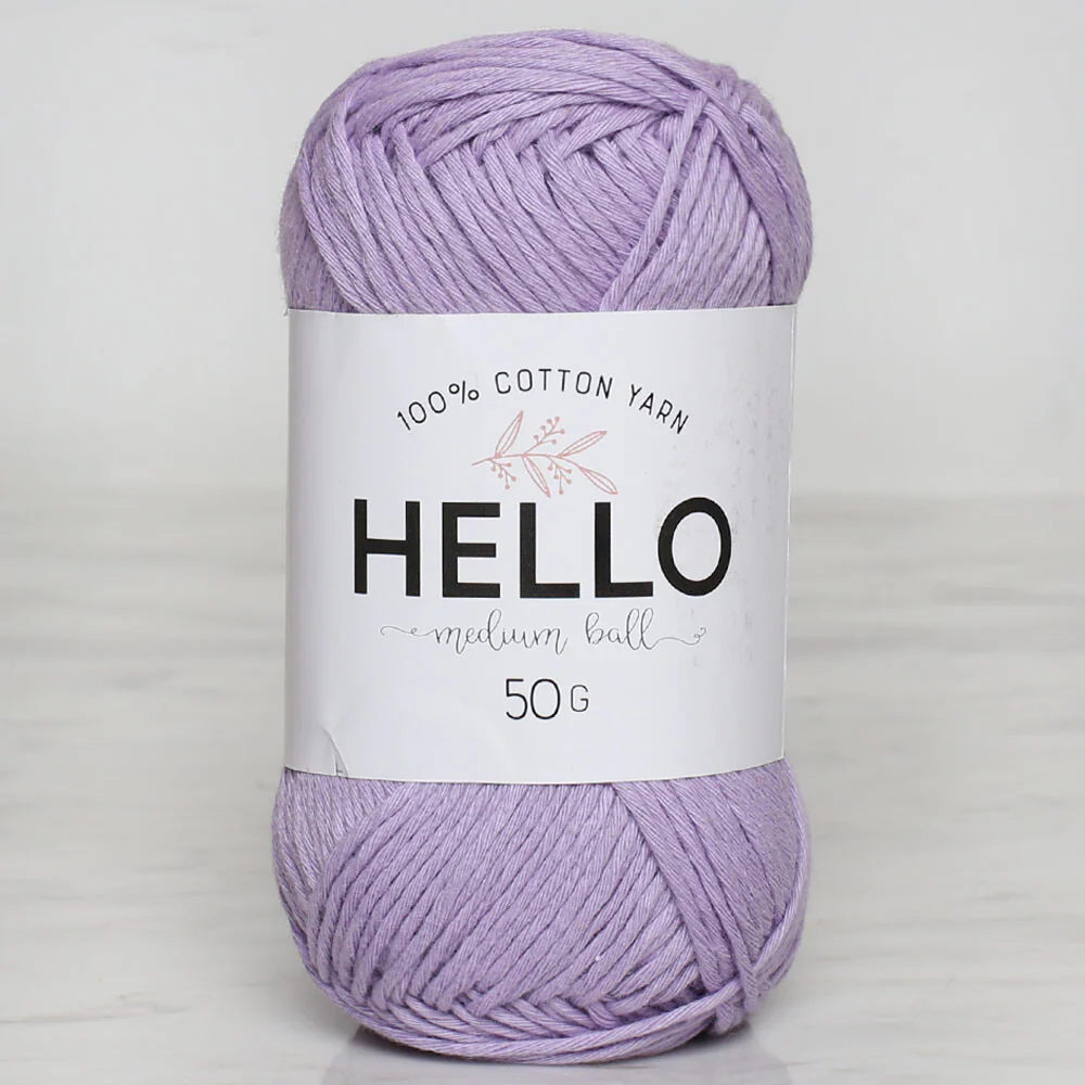 Hello Knitting Yarn, Lilac - 139