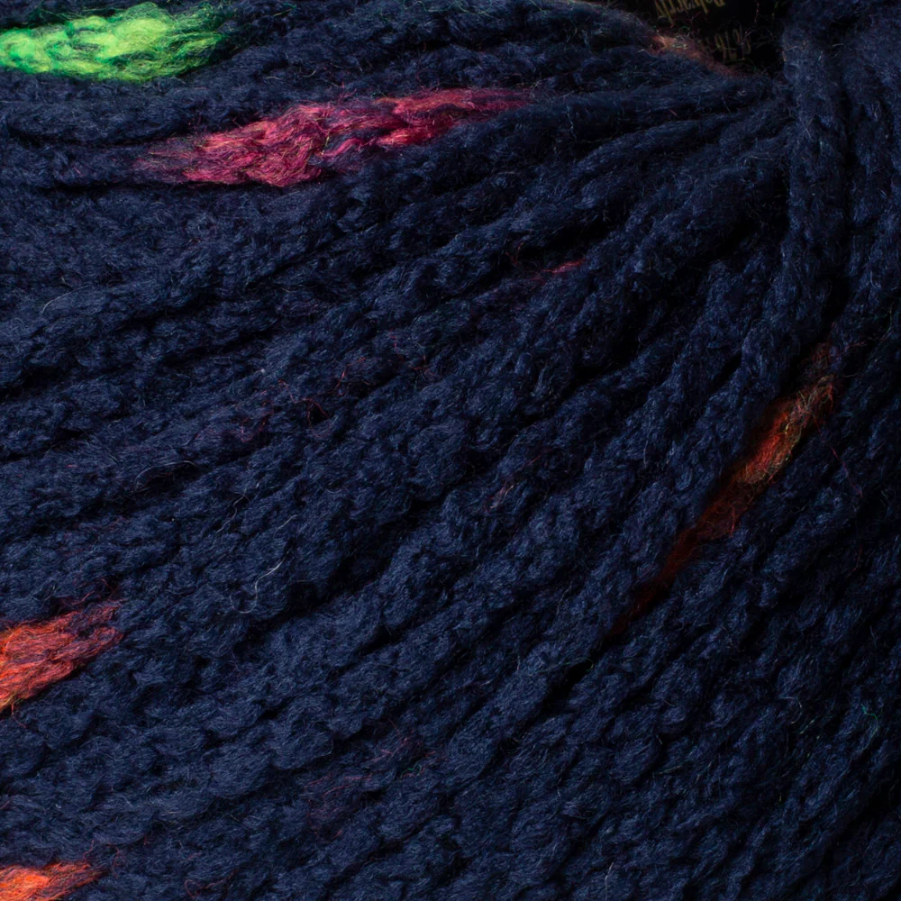 Himalaya Air Wool Drops Speckled Yarn, Navy - 204-07 - Image 2