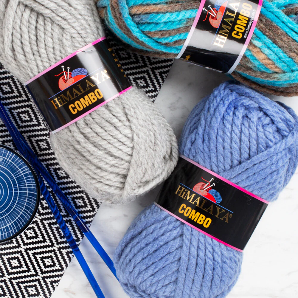 Himalaya Combo Yarn, Burgundy - 52740 - Image 3