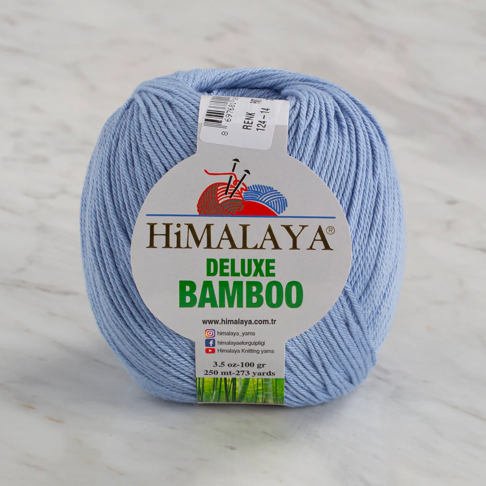 Himalaya Deluxe Bamboo Yarn, Blue - 124-14