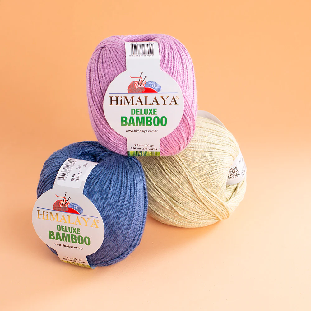 Himalaya Deluxe Bamboo Yarn, Red - 124-10 - Image 4