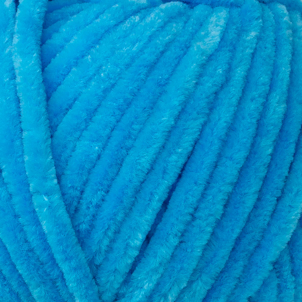 Himalaya Dolphin Baby Chenille Yarn, Blue - 80326 - Image 2