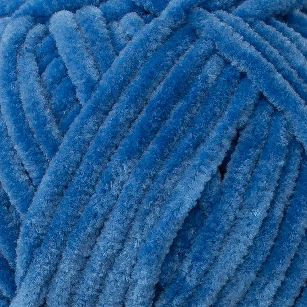 Himalaya Dolphin Baby Chenille Yarn, Blue - 80341 - Image 2