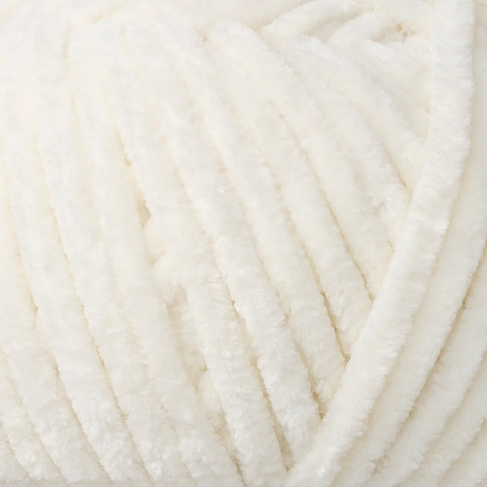 Himalaya Dolphin Baby Chenille Yarn, Cream - 80308 - Image 2