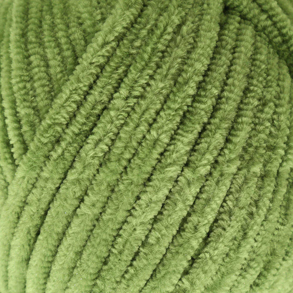 Himalaya Dolphin Baby Chenille Yarn, Green - 80371 - Image 2