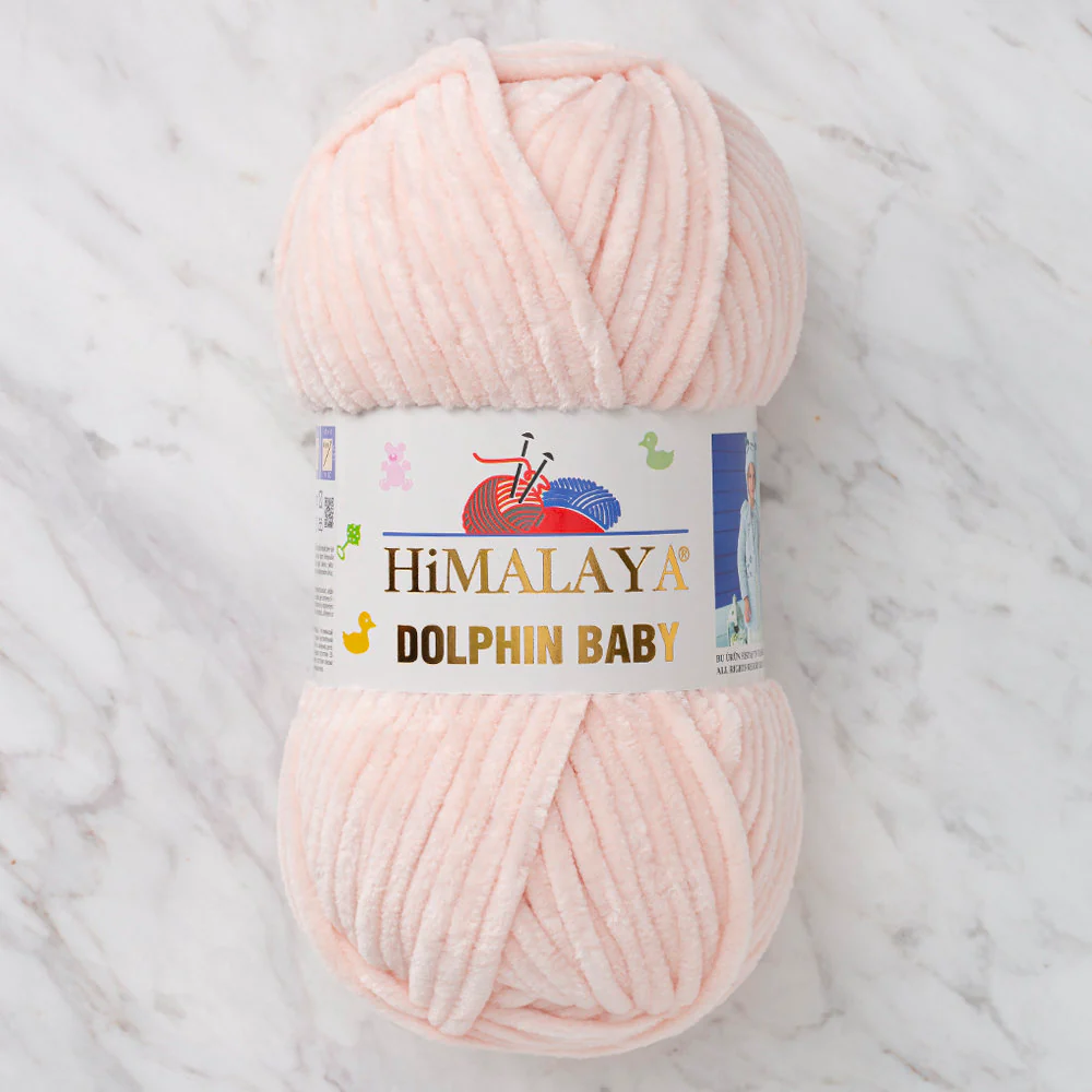 Himalaya Dolphin Baby Chenille Yarn, Powder Pink - 80353