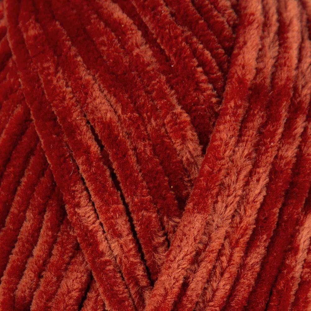 Himalaya Dolphin Baby Chenille Yarn , Red - 80370 - Image 2