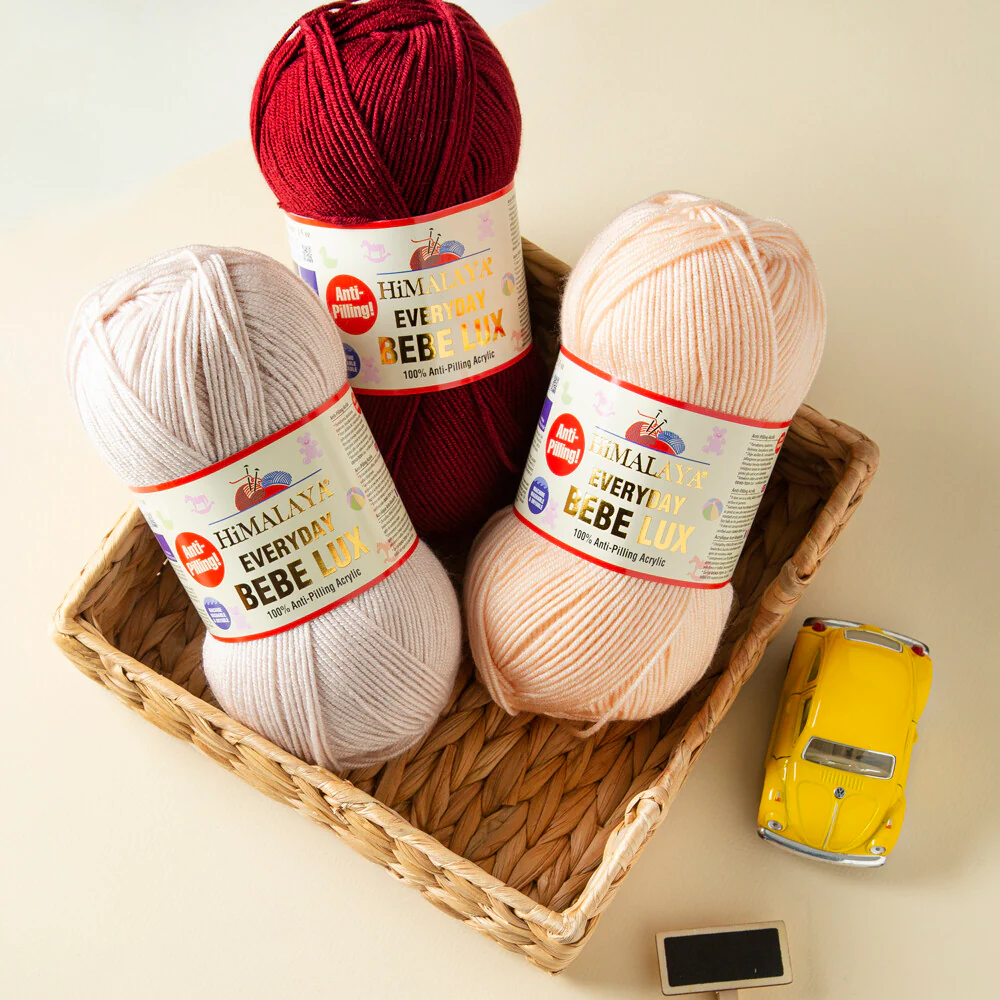 Himalaya Everyday Bebe Lux Yarn, Red - 70406 - Image 4