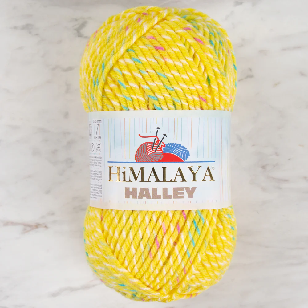 Himalaya Halley Hand Knitting Yarn, Yellow - 78021