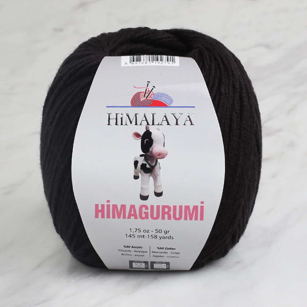 Himalaya Himagurumi 50 Gr Yarn, Black - 30179