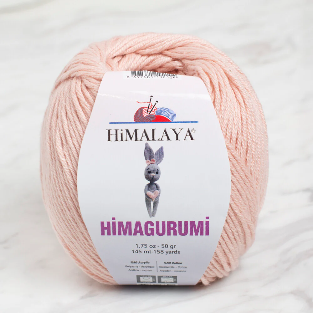 Himalaya Himagurumi 50 Gr Yarn, Powder Pink - 30110