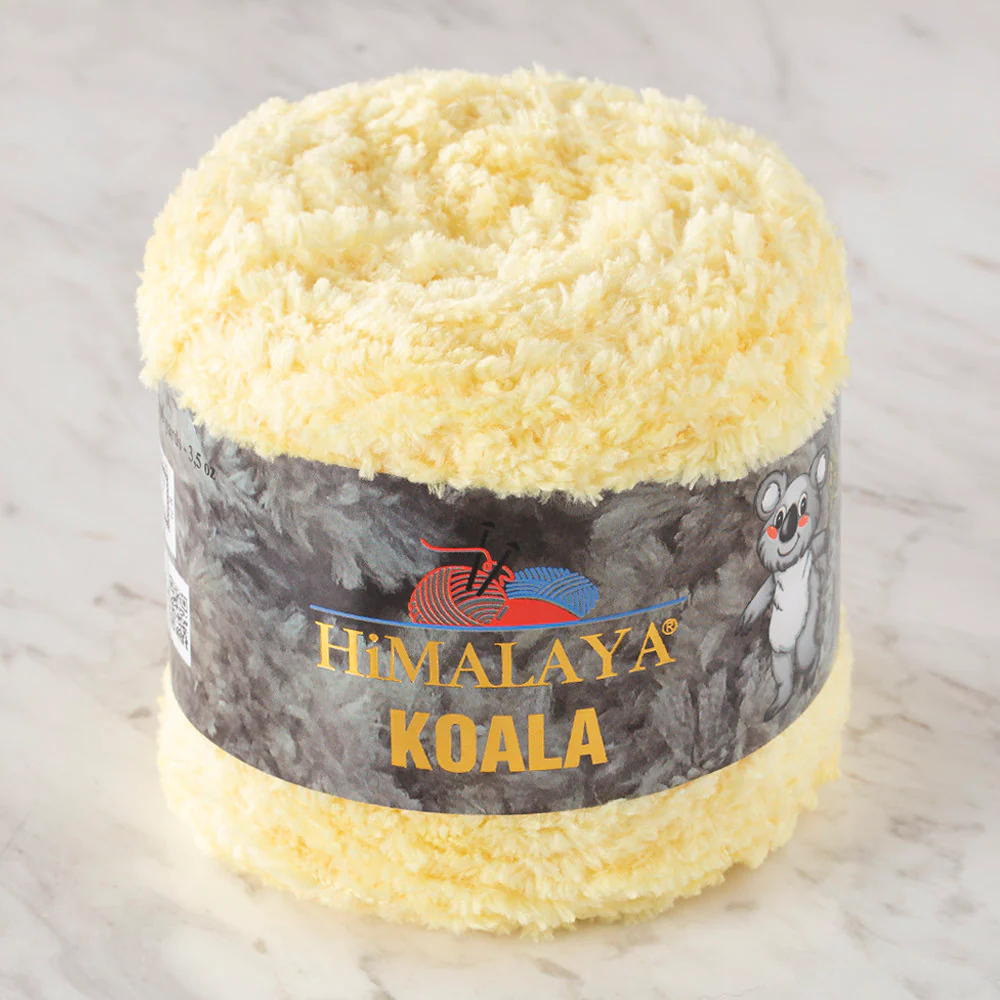 Himalaya Koala Chenille Baby Yarn, Light Yellow - 75723