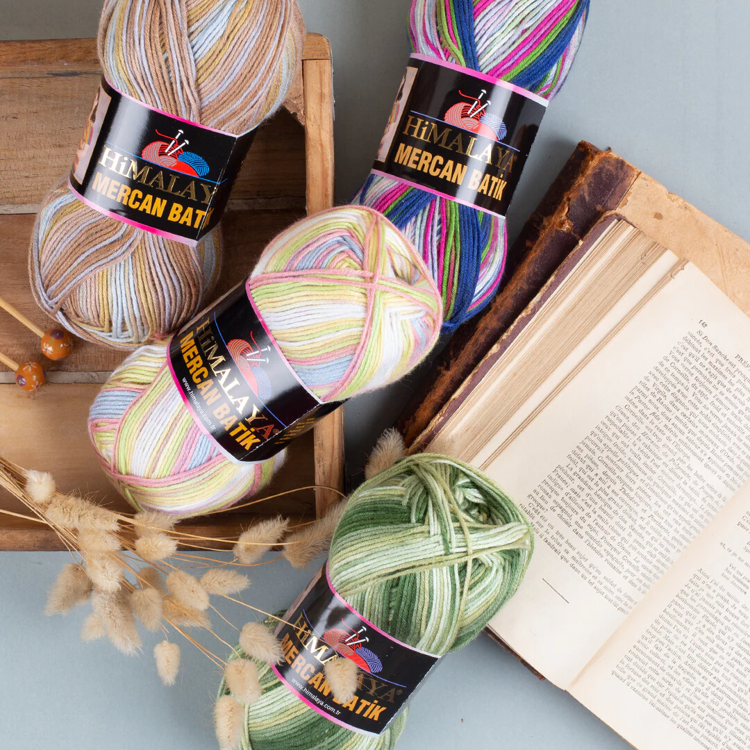 Himalaya Mercan Batik Knitting Yarn, Variegated  - 59530 - Image 4