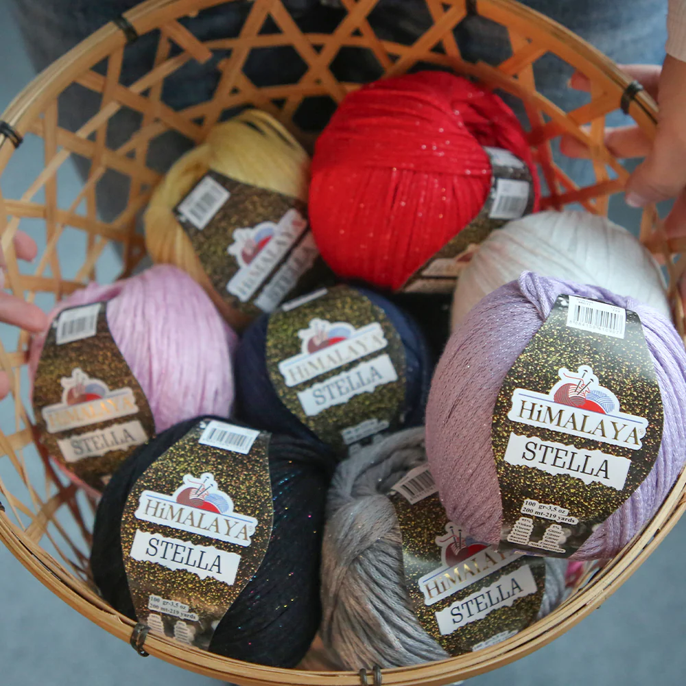 Himalaya Stella Hand Knitting Yarn, Cyan - 46014 - Image 3