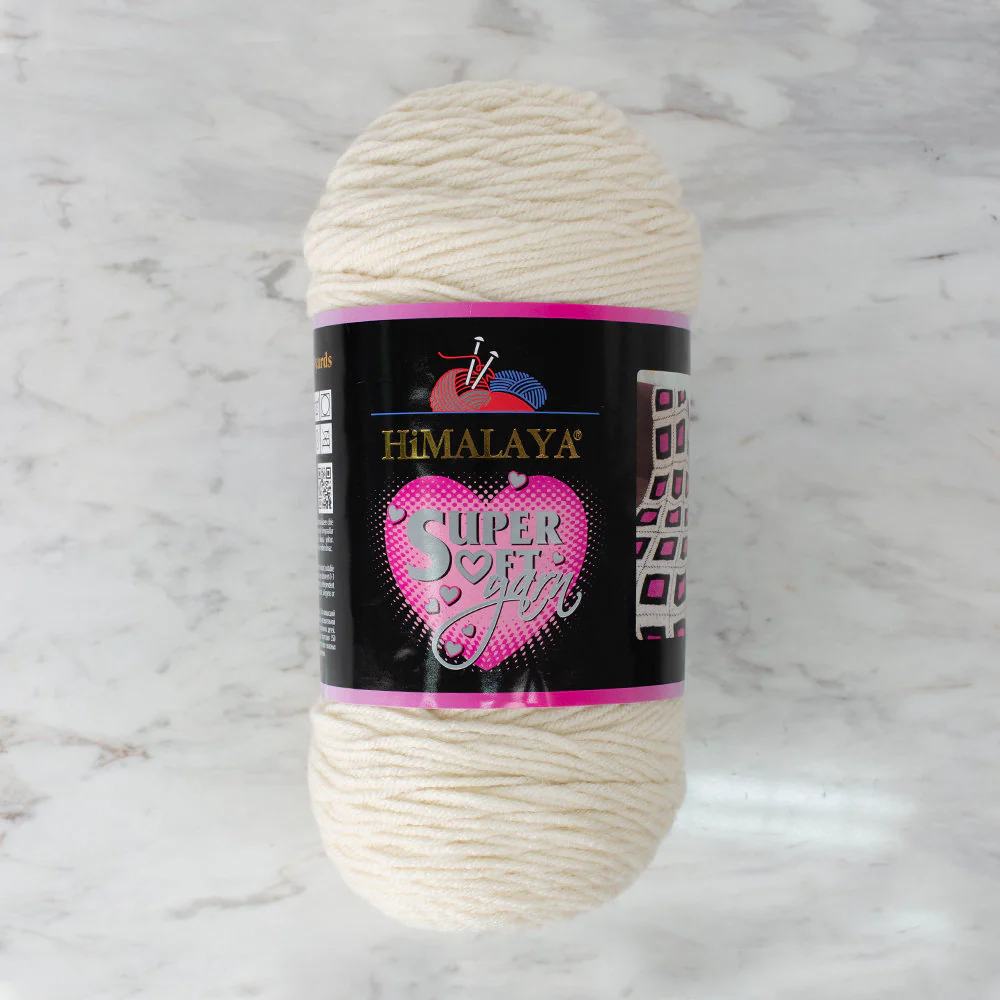 Himalaya Super Soft 200 gr Yarn, Cream - 80837