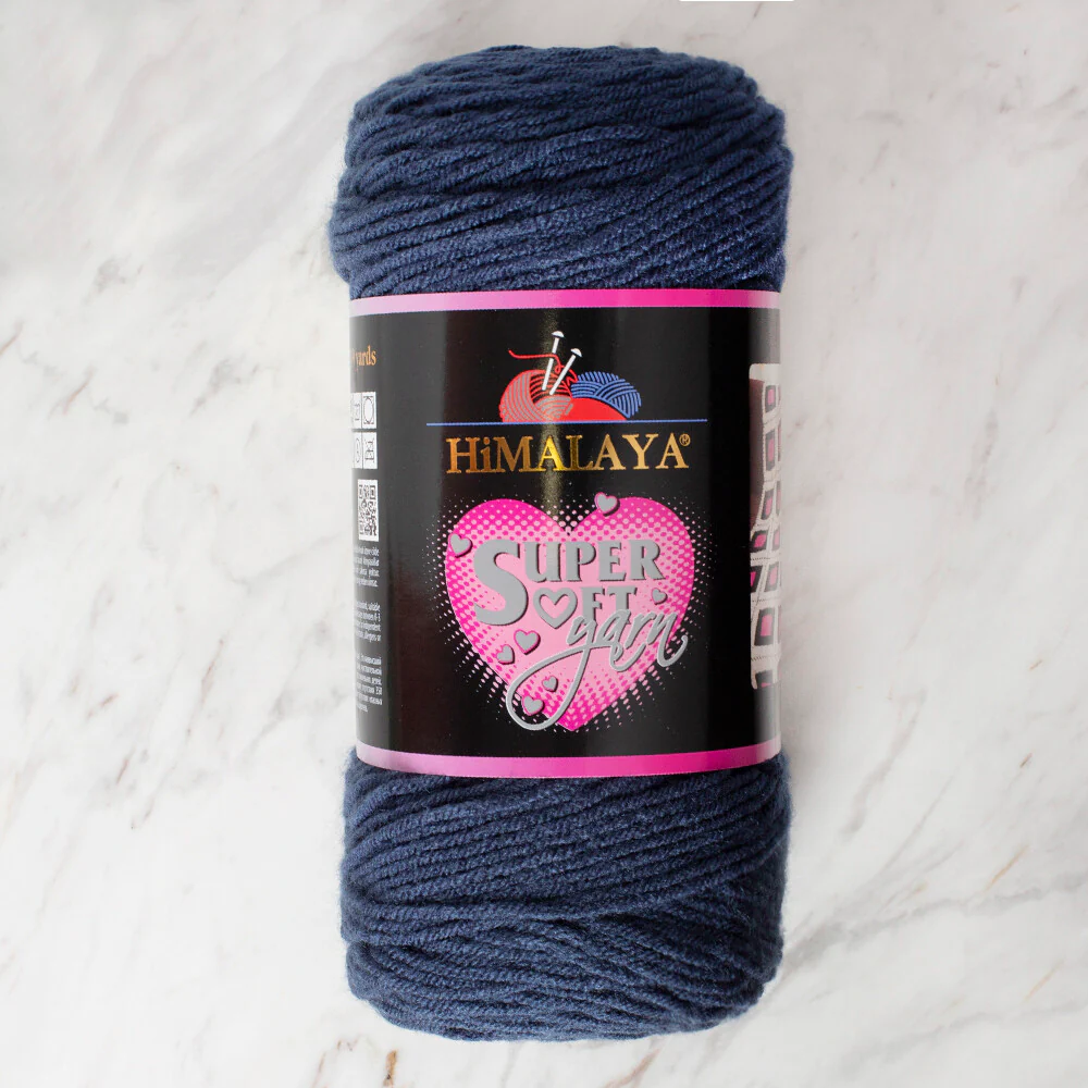 Himalaya Super Soft 200 gr Yarn, Light Navy Blue - 80845
