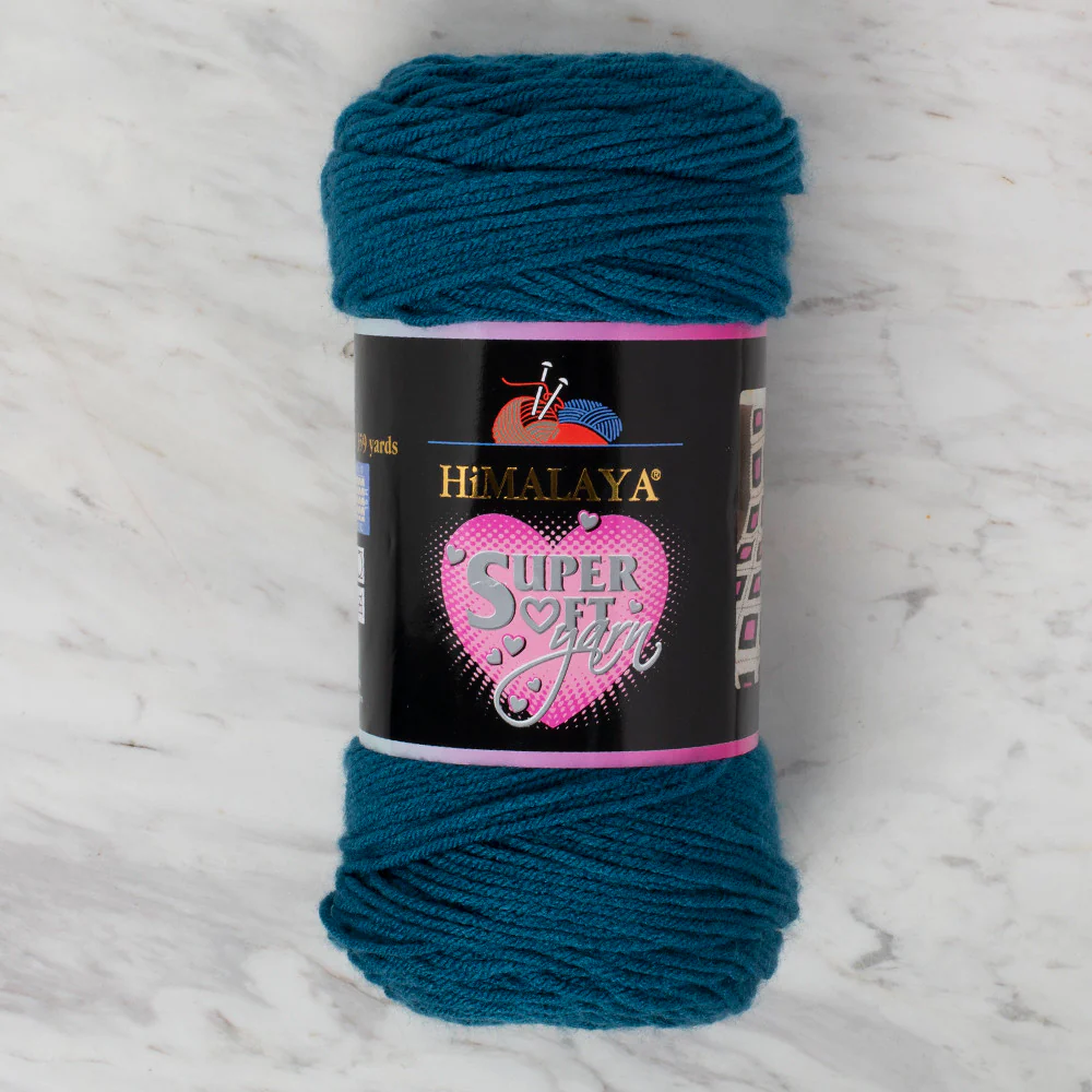 Himalaya Super Soft 200 gr Yarn, Petrol Blue - 80850