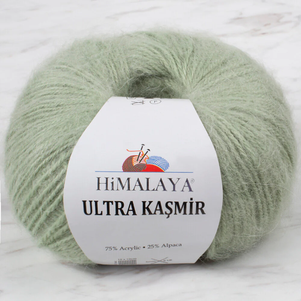 Himalaya Ultra Kaşmir Knitting Yarn, Green - 56821