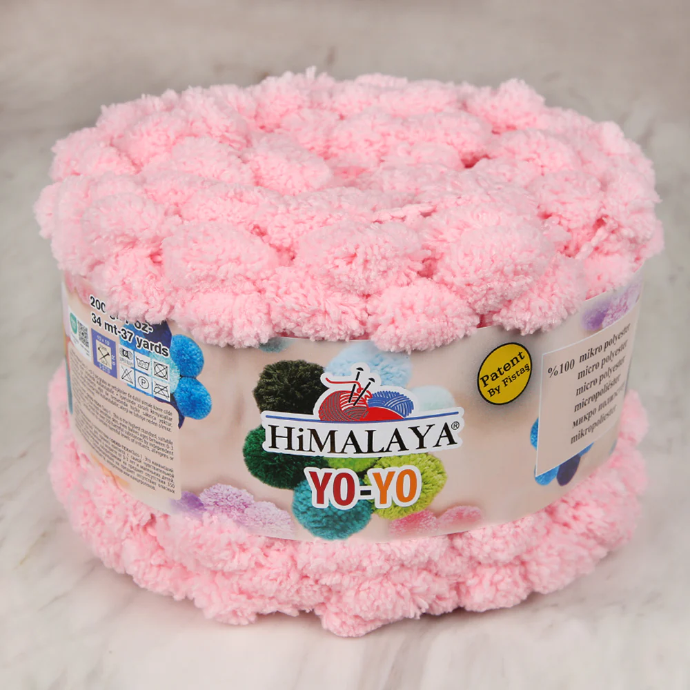 Himalaya Yo-Yo Hand Knitting Yarn , Baby Pink - 82107