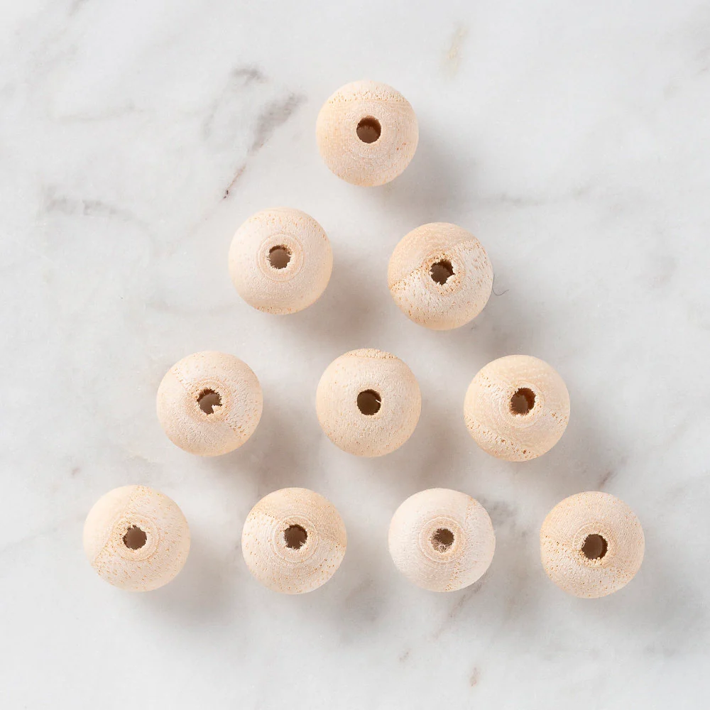 Hobi Baby 10 mm Organic Wooden Round Bead