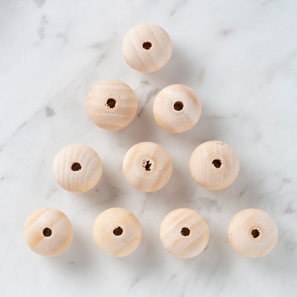 Hobi Baby 20 mm Organic Wooden Round Bead