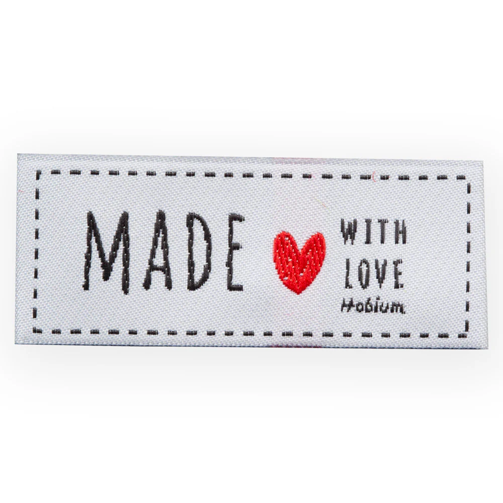 Hobium 10 Pcs "HandMade" Fabric Label - Image 3