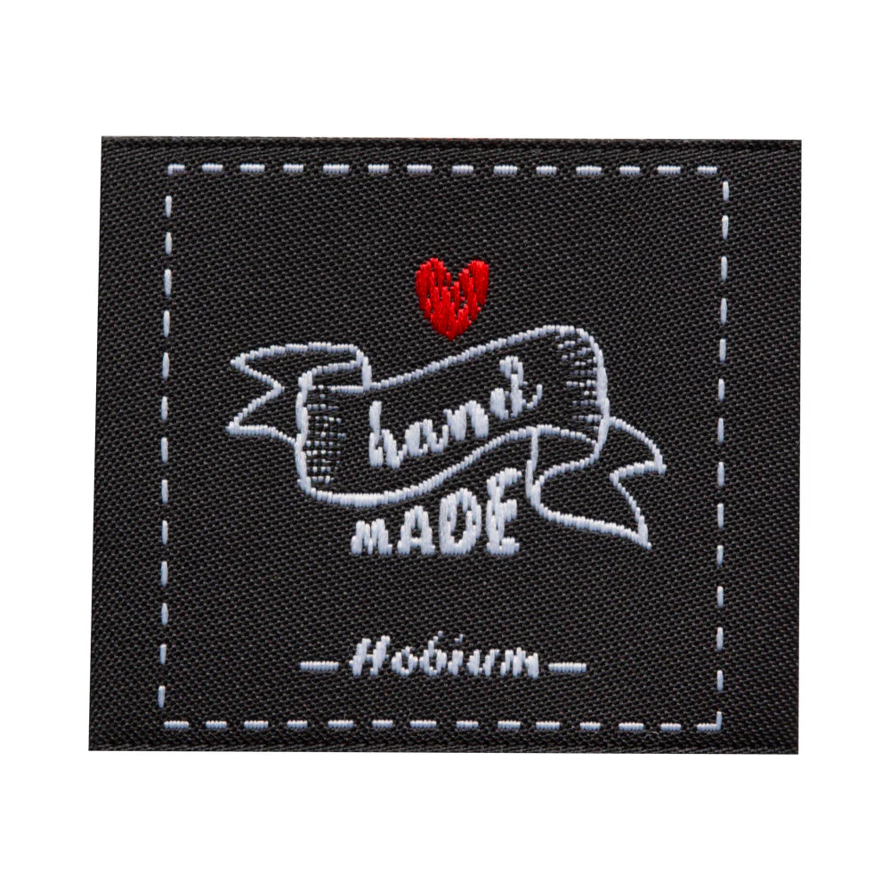 Hobium 10 Pcs "HandMade" Fabric Label - Image 4