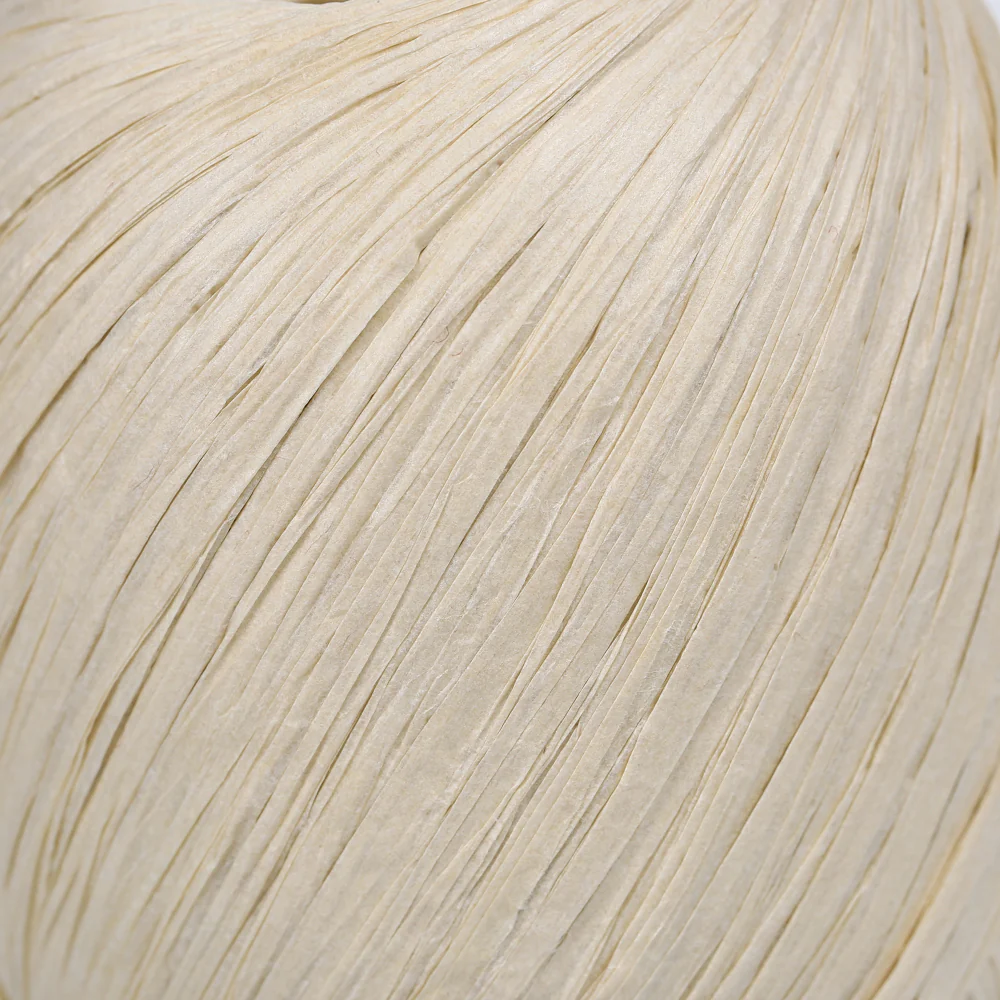 Iplix Natural Raffia Paper Yarn ,Beige - 45B - Image 2
