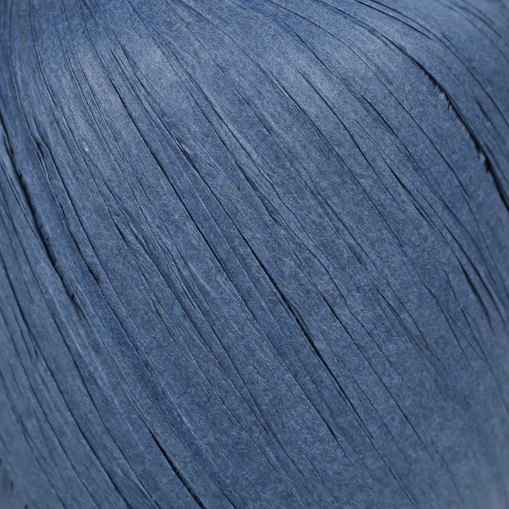 Iplix Natural Raffia Paper Yarn ,Blue - 5 - Image 2