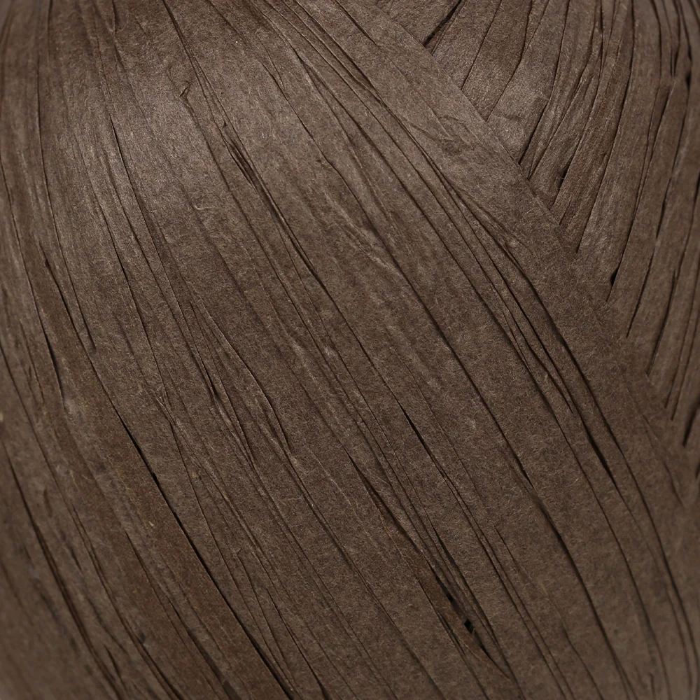 Iplix Natural Raffia Paper Yarn ,Brown - 43 - Image 2
