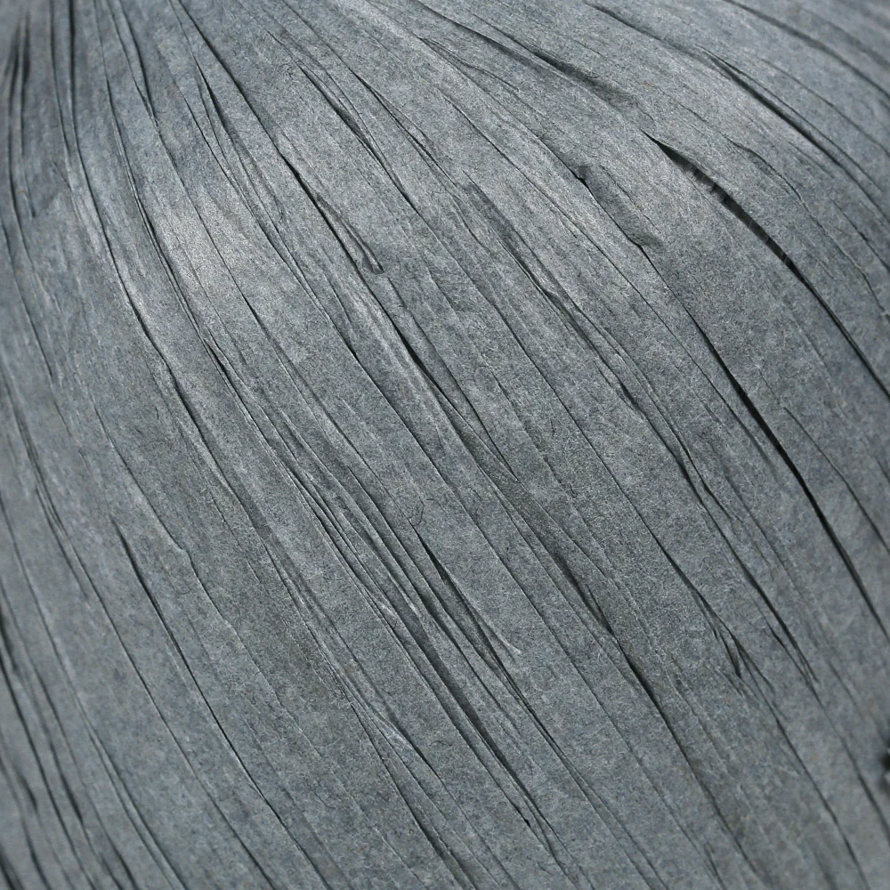 Iplix Natural Raffia Paper Yarn ,Grey - 50 - Image 2