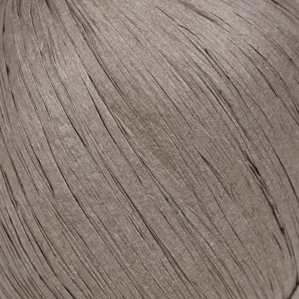 Iplix Natural Raffia Paper Yarn ,Mink - 11 - Image 2