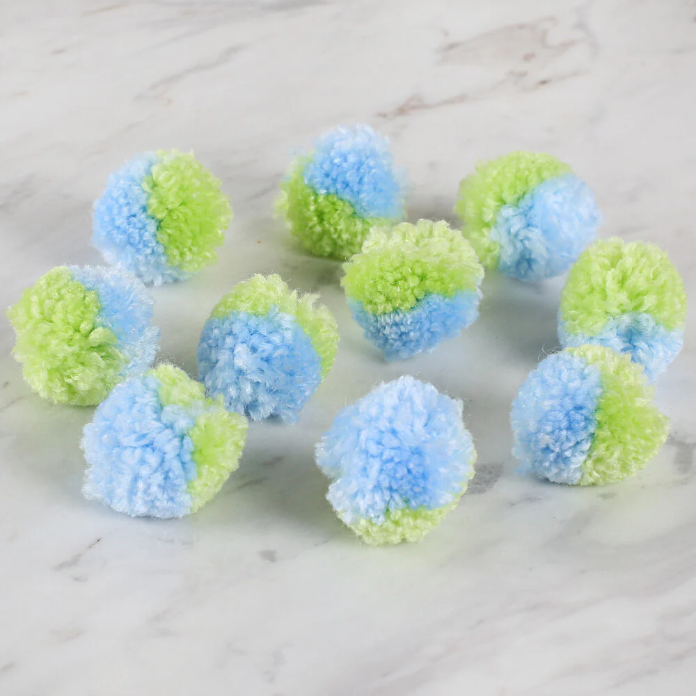 Loren Crafts 2-Colour Pom Pom - DU0010