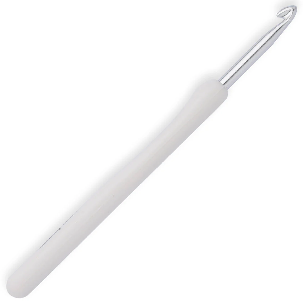 Kartopu 4.5 mm Crochet Hook for Wool with Soft Handle, White