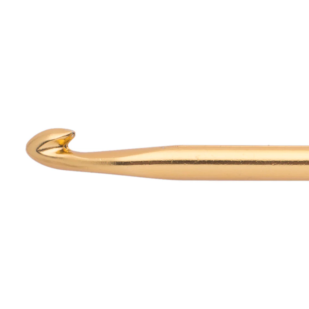 Kartopu 5 mm 15 cm Metal Crochet Hook, Gold - Image 2