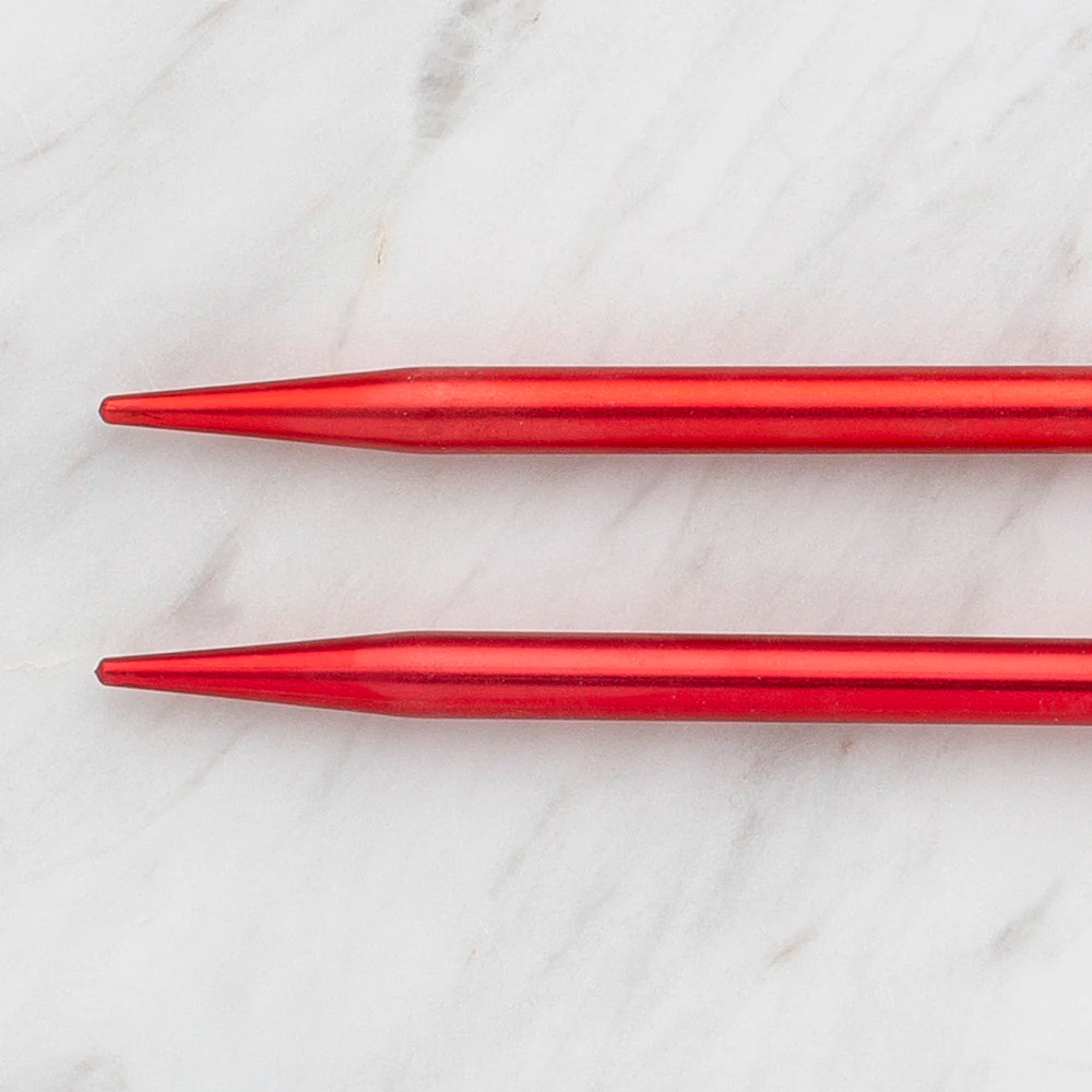 Kartopu 6 mm 25 cm Knitting Needles for Kid, Red - Image 2