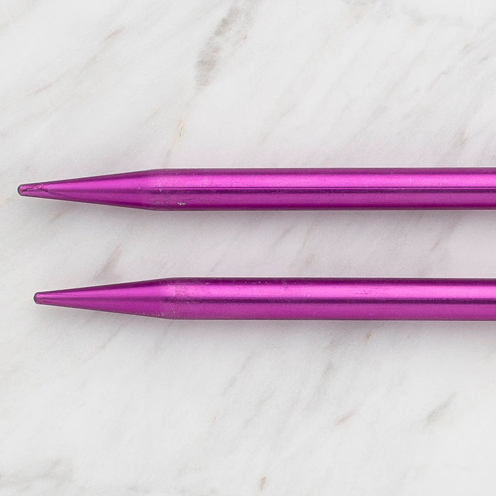 Kartopu 7 mm 25 cm Knitting Needles for Kid, Purple - Image 2