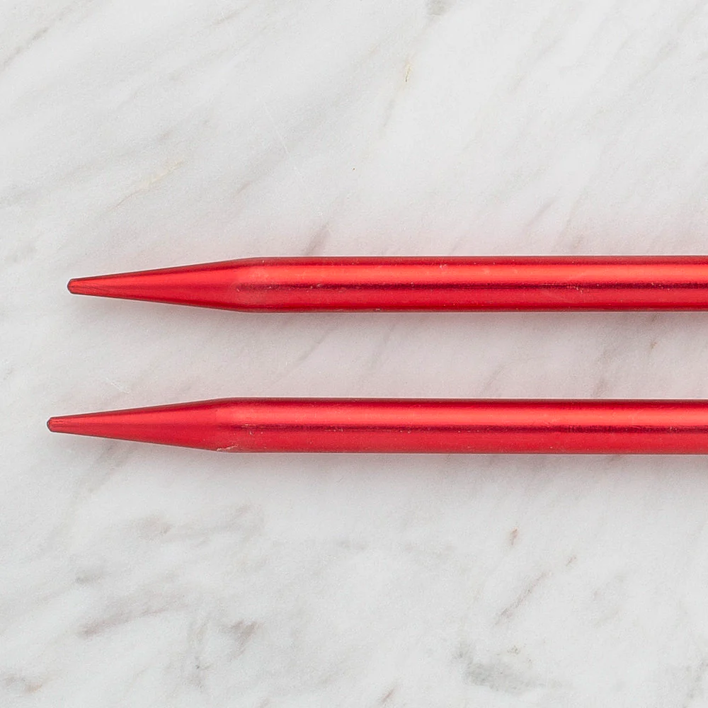 Kartopu 7 mm 25 cm Knitting Needles for Kid, Red - Image 2
