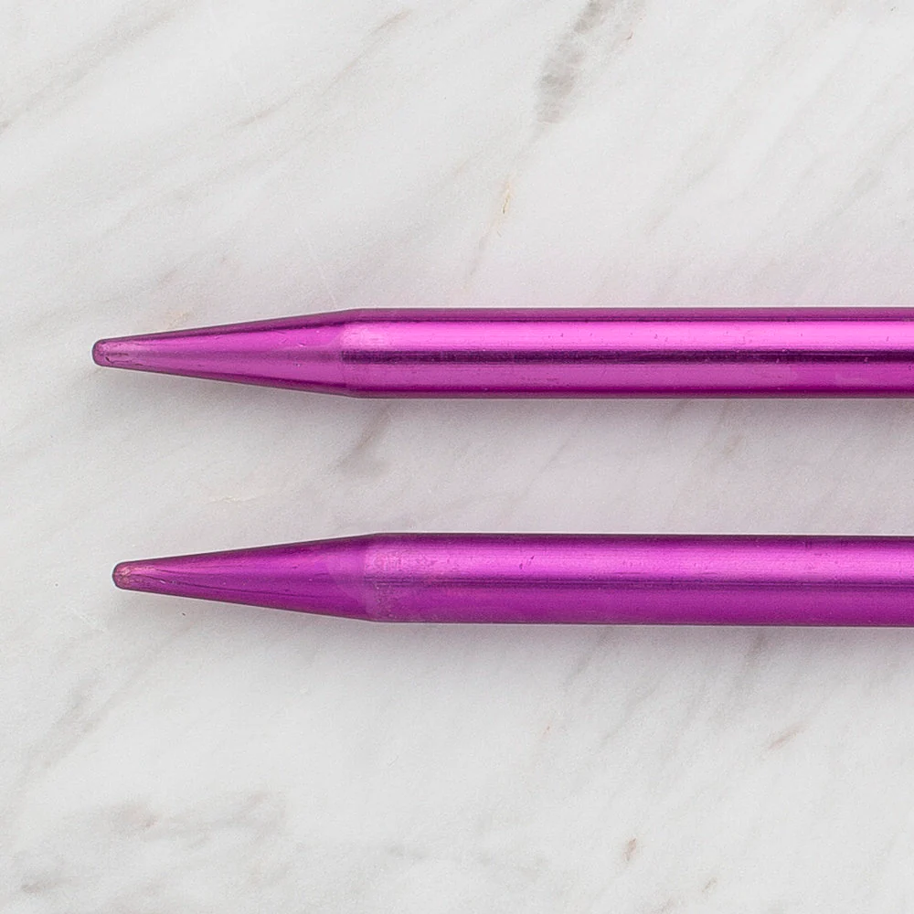 Kartopu 8 mm 25 cm Knitting Needles for Kid, Purple - Image 2
