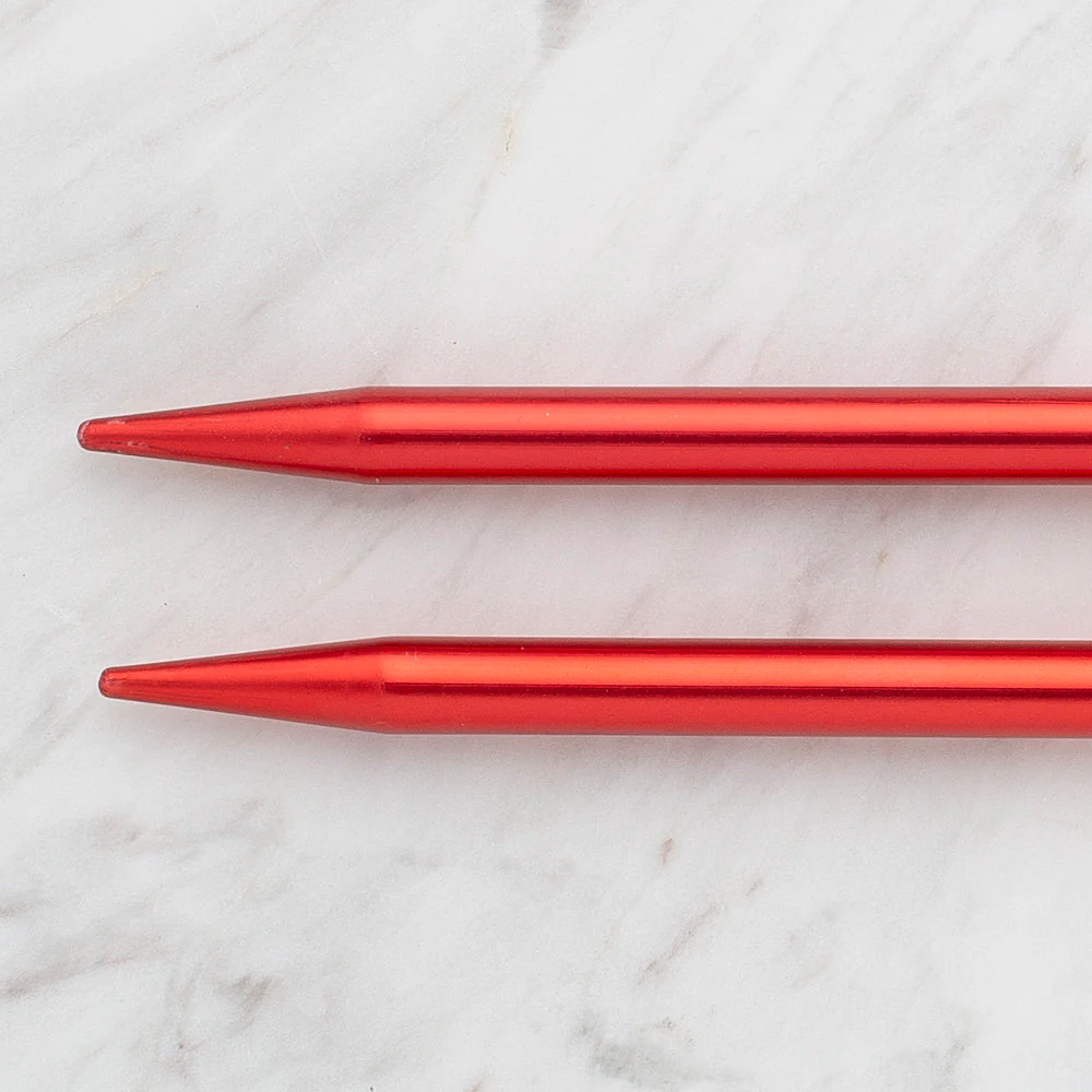Kartopu 8 mm 25 cm Knitting Needles for Kid, Red - Image 2