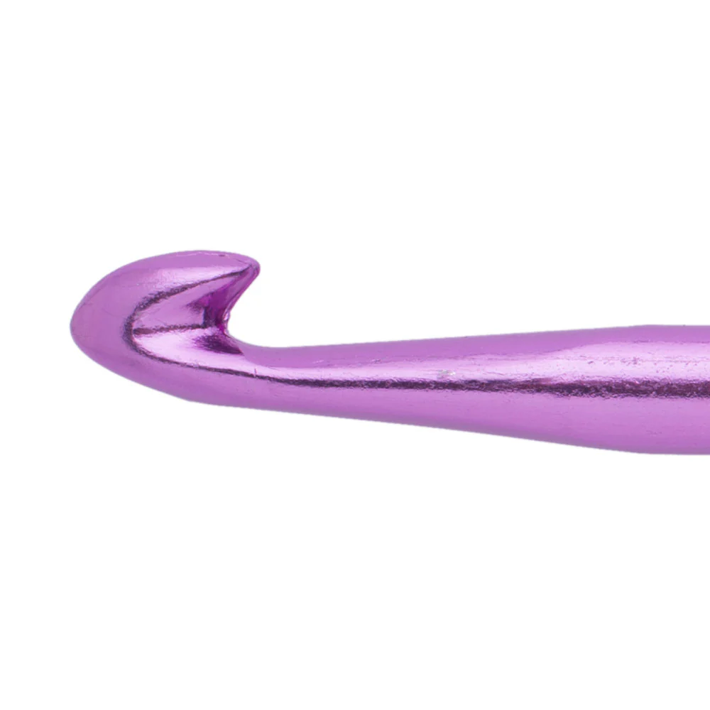 Kartopu 9 mm 15 cm Metal Crochet Hook, Purple - Image 2