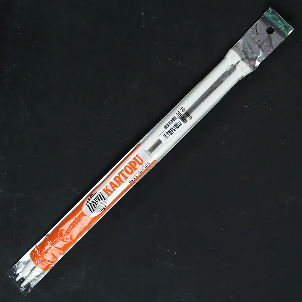 Kartopu Classic Knitting Needle, Aluminium, 10 mm 35cm