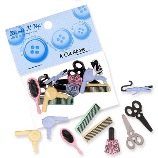 Dress It Up Creative Button Assortment, A Cut Above - 1287