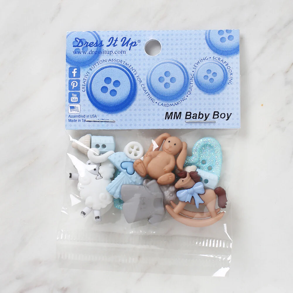 Dress It Up Creative Button Assortment, Baby Boy - 2120 - Image 2