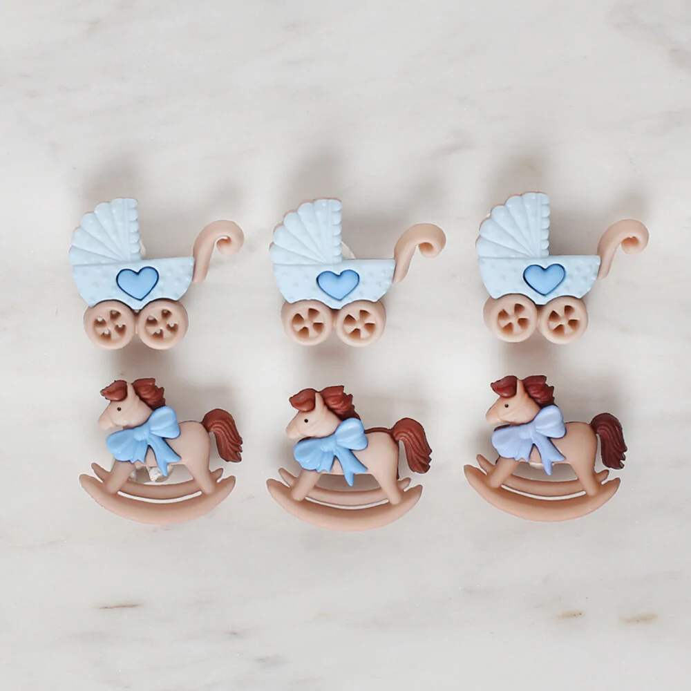 Dress It Up Creative Button Assortment, Horse&Buggy Girl - 5823