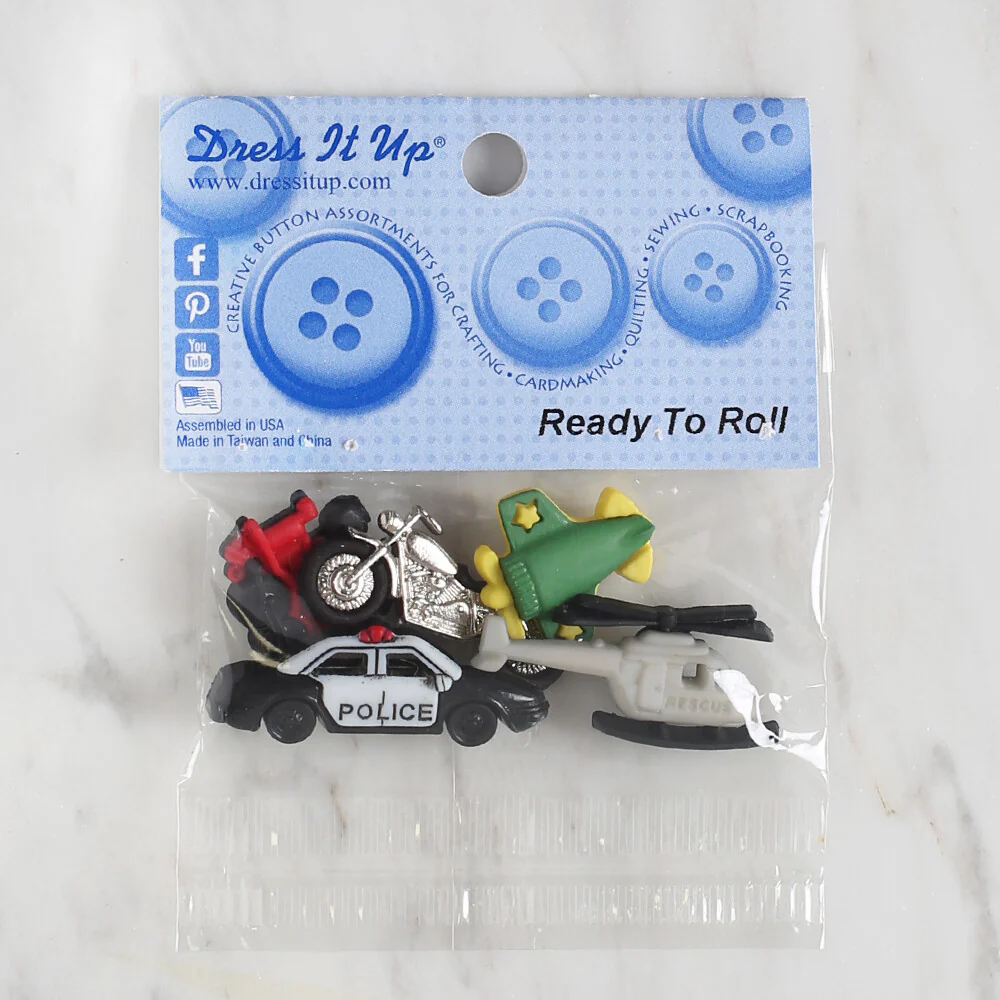 Dress It Up Creative Button Assortment, Smily - 6119 - Image 2